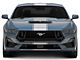 SEC10 Pin Striped Full Length Stripes; Silver (2024 Mustang)