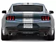 SEC10 Pin Striped Full Length Stripes; Silver (2024 Mustang)