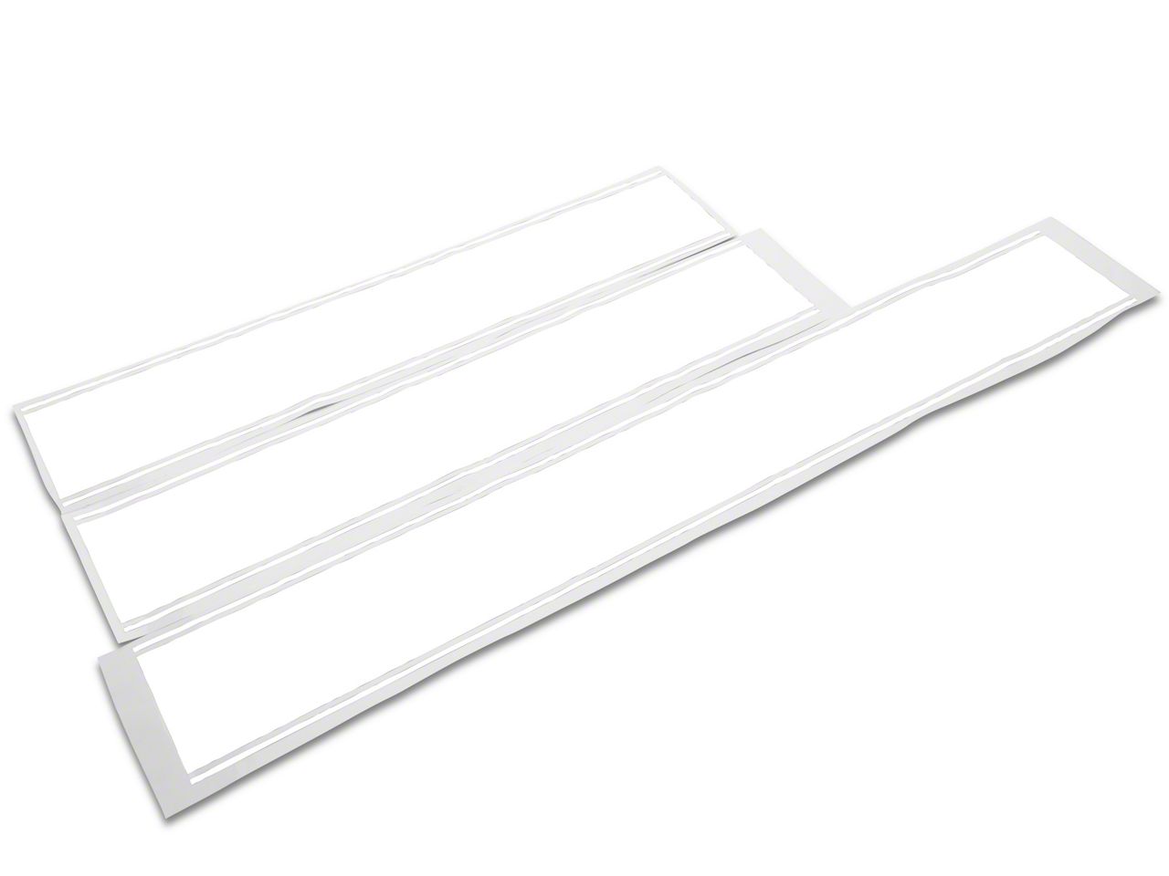 モランページ SEC10 Mustang Pin Striped Full Length Stripes; White 437846