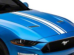 SEC10 Universal Hood Stripes; White (Universal; Some Adaptation May Be Required)