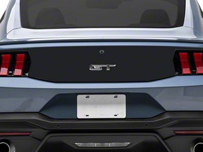 SEC10 Upper and Lower Decklid Panel Decal; Matt Black (24-25 Mustang)