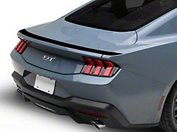 SEC10 Upper Rear Deck Decal; Gloss Black (2024 Mustang)