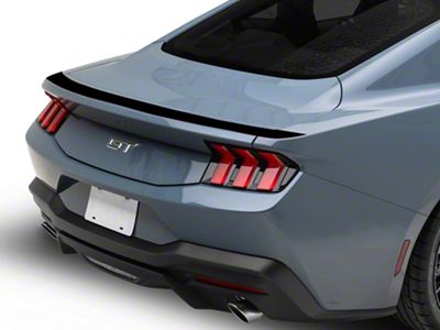 SEC10 Upper Rear Deck Decal; Gloss Black (24-25 Mustang)