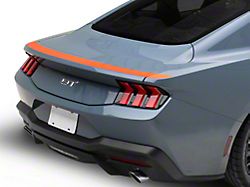 SEC10 Upper Rear Deck Decal; Red (24-26 Mustang)