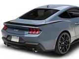 SEC10 Upper Rear Surround Decal; Gloss Black (24-26 Mustang)