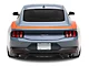 SEC10 Upper Rear Surround Decal; Red (2024 Mustang)