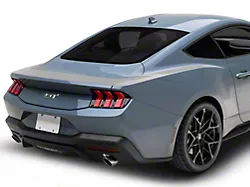SEC10 Upper Rear Surround Decal; Silver (2024 Mustang)