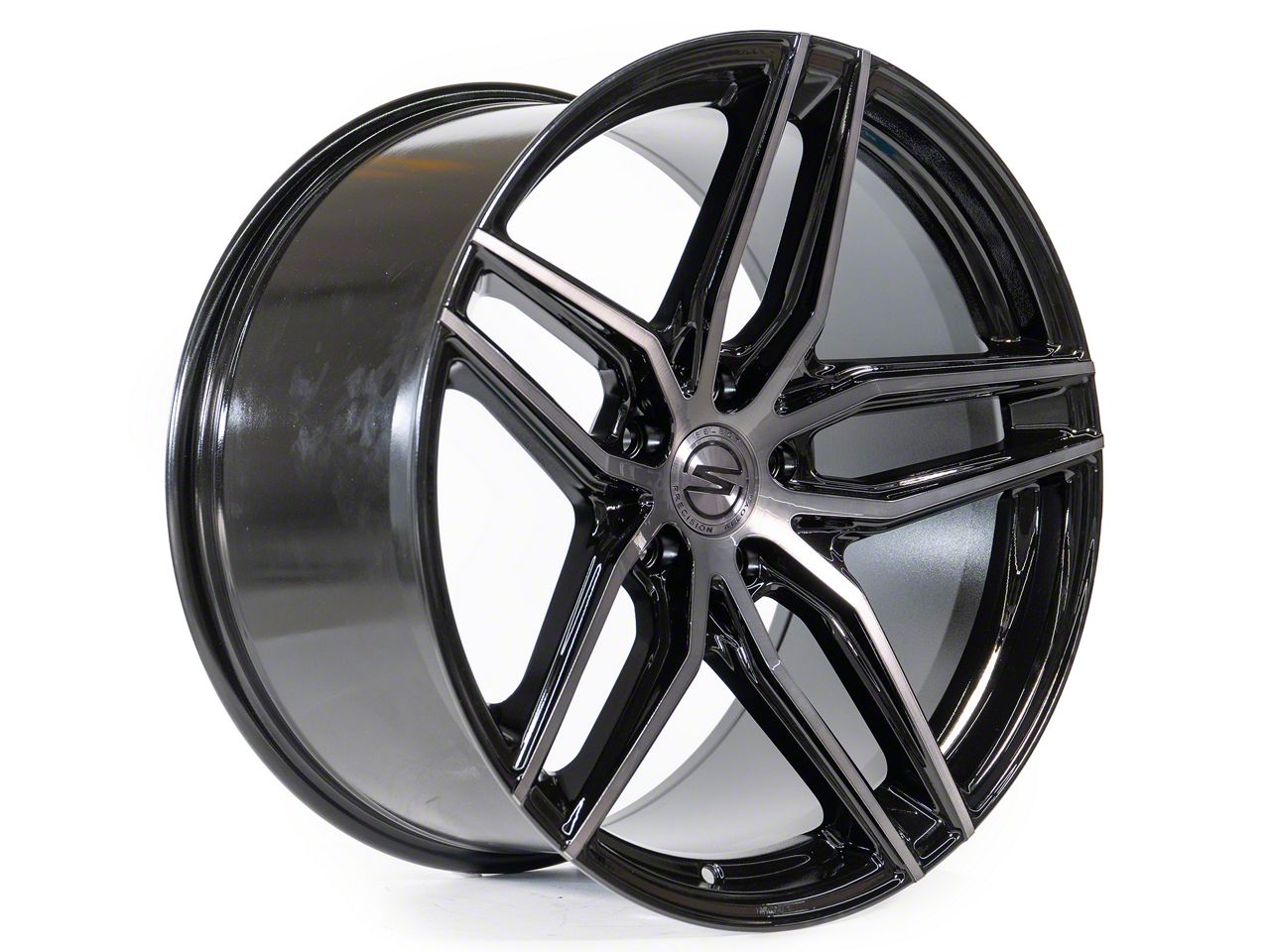 Mustang 531 Chromium Black with Machined Lip Wheel; 17x8 Mustang 531 Chromium Black with Machined Lip Wheel; 17x8