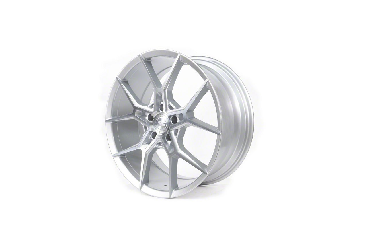 Select Precision Alloys Mustang Alpine Gloss Silver Brushed Wheel; 20x9 ...