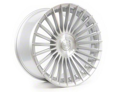 Select Precision Alloys Bristol Gloss Silver Machined Wheel; 20x9; 20mm Offset (94-98 Mustang)