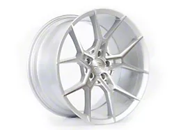 Select Precision Alloys Alpine Gloss Silver Brushed Wheel; 20x9; 38mm Offset (16-24 Camaro, Excluding SS w/ 6-Piston Front Calipers & ZL1)