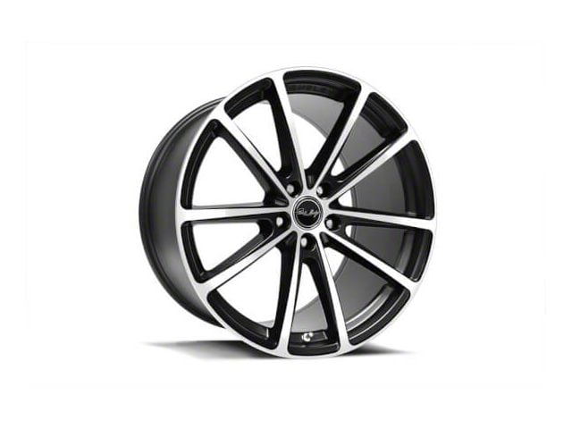 Carroll Shelby Wheels CS10 Gloss Black Machined Wheel; Rear Only; 20x11 (05-09 Mustang)