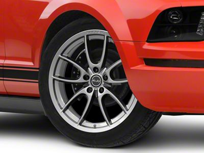 Carroll Shelby Wheels CS5 Gunmetal Wheel; 19x9.5; 34mm Offset (05-09 Mustang)