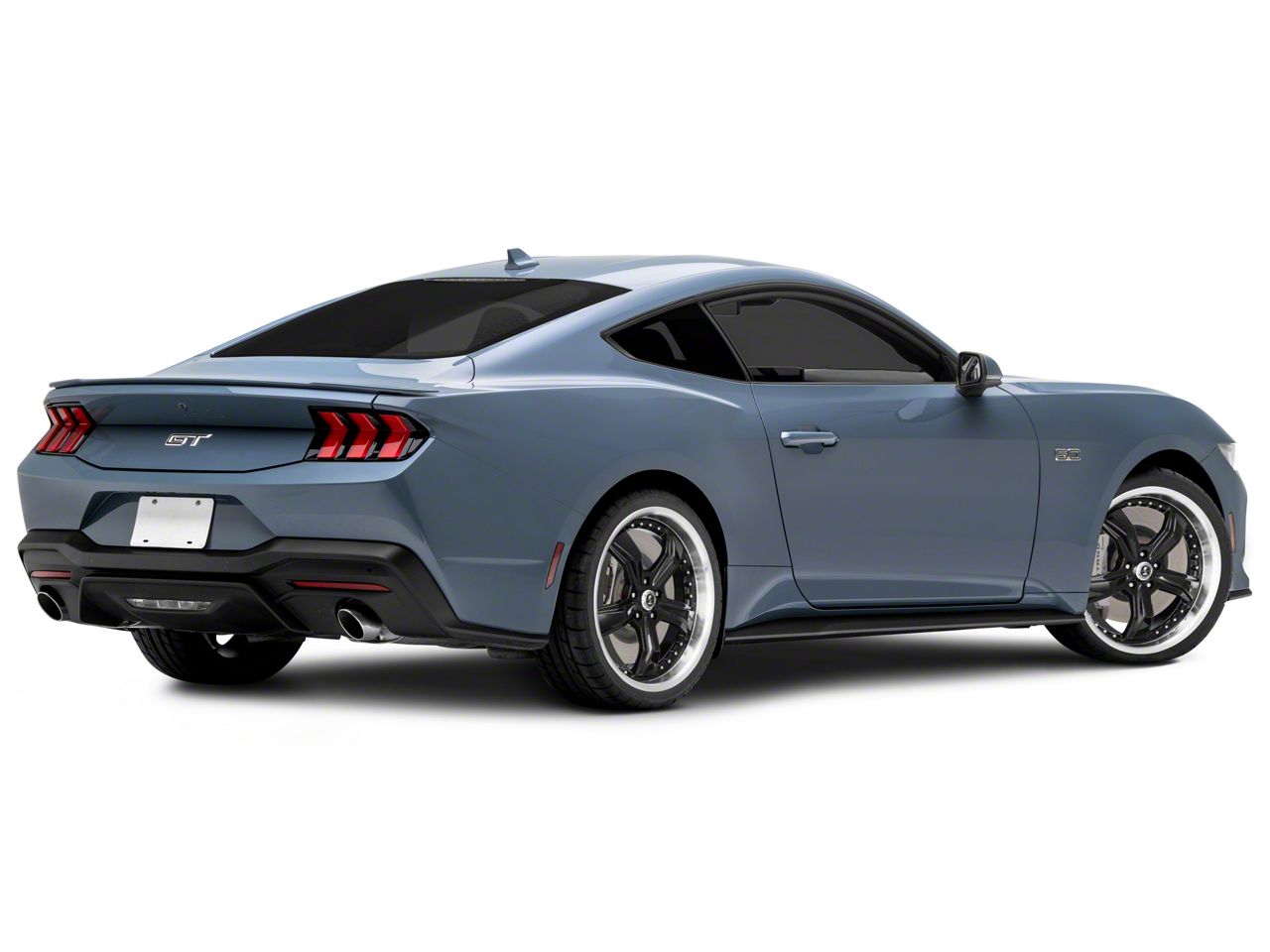 Shelby Mustang Razor Gloss Black Wheel; Rear Only; 20x10