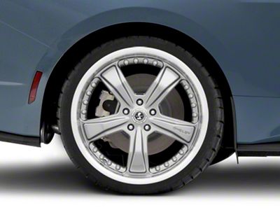 Shelby Razor Gunmetal Wheel; Rear Only; 20x10; 48mm Offset (24-25 Mustang)