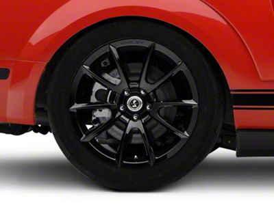 Shelby Super Snake Style Black Wheel; 19x8.5 (05-09 Mustang)