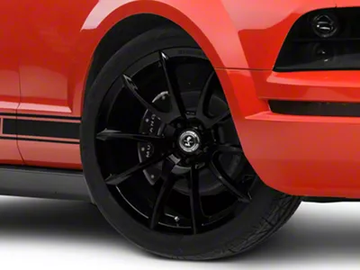 Shelby Super Snake Style Gloss Black Wheel; 20x9; 24mm Offset (05-09 Mustang)