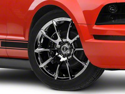 Shelby Super Snake Style Chrome Wheel; 19x8.5; 24mm Offset (05-09 Mustang)