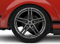 Carroll Shelby Wheels CS14 Gunmetal Wheel; Rear Only; 20x11; 50mm Offset (05-09 Mustang)