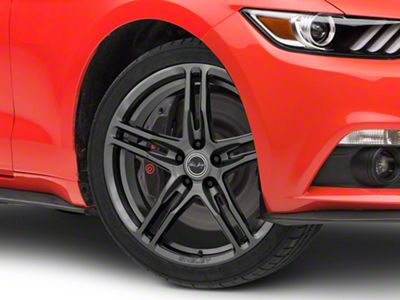 Carroll Shelby Wheels CS14 Gunmetal Wheel; 20x9.5; 40mm Offset (15-23 Mustang GT, EcoBoost, V6)