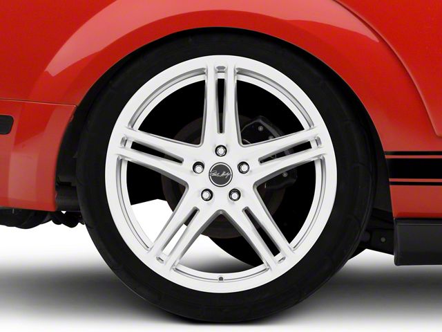 Carroll Shelby Wheels CS14 Hyper Silver Wheel; Rear Only; 20x11 (05-09 Mustang)