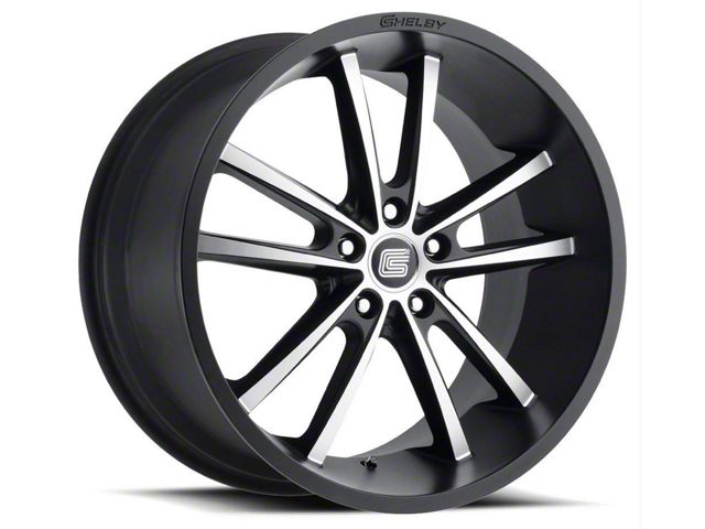 Carroll Shelby Wheels CS2 Black with Machined Face Wheel; Rear Only; 20x11 (05-09 Mustang)