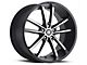 Carroll Shelby Wheels CS2 Black with Machined Face Wheel; Rear Only; 20x11 (05-09 Mustang)