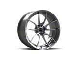 Carroll Shelby Wheels CS21 Raw Brushed Aluminum Wheel; Front Only; 19x10.5; 30mm Offset (15-20 Mustang GT350)