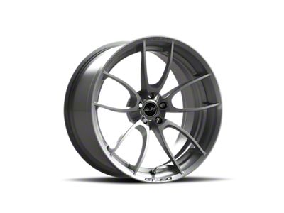 Carroll Shelby Wheels CS21 Raw Brushed Aluminum Wheel; Front Only; 19x10.5; 30mm Offset (15-20 Mustang GT350)