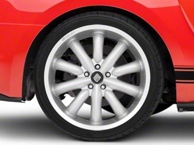 Carroll Shelby Wheels CS56 2.0 Silver Wheel; Rear Only; 20x11 (15-23 Mustang GT, EcoBoost, V6)