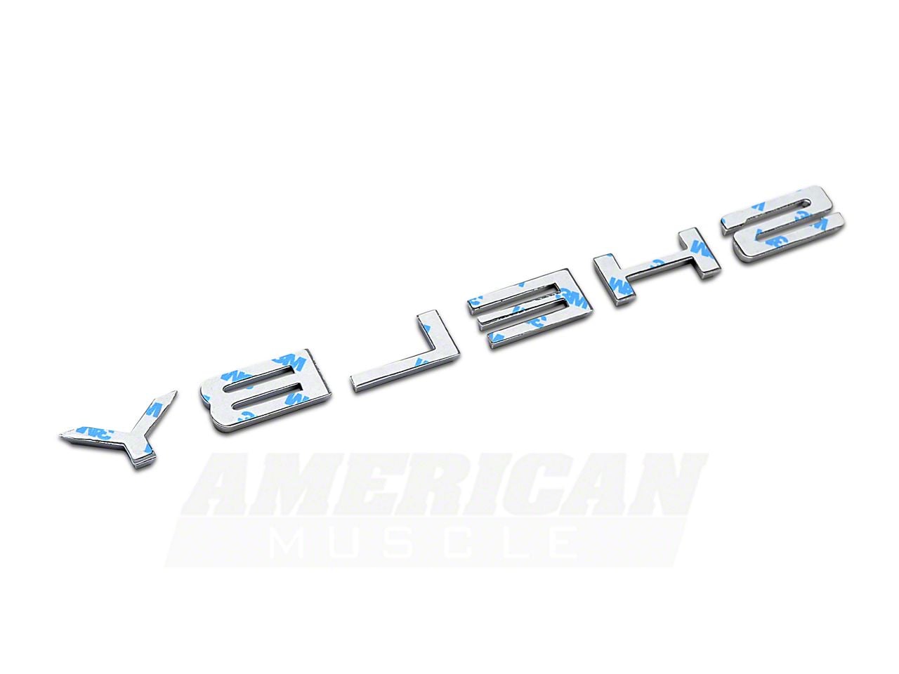 Drake Muscle Cars Mustang Lettering Trunk Emblem; Chrome S8MS-16606-S ...