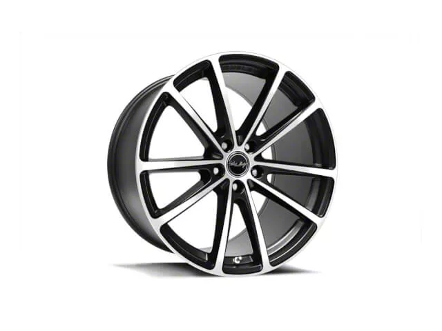 Carroll Shelby Wheels CS10 Gloss Black Machined Wheel; 20x9.5 (15-23 Mustang GT, EcoBoost, V6)