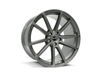 Carroll Shelby Wheels CS10 Gunmetal Wheel; 20x9.5; 37mm Offset (15-23 Mustang GT, EcoBoost, V6)