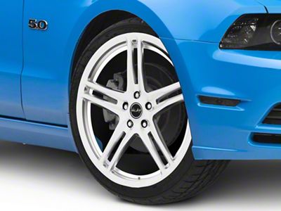 Carroll Shelby Wheels CS14 Hyper Silver Wheel; 20x9.5; 40mm Offset (10-14 Mustang)