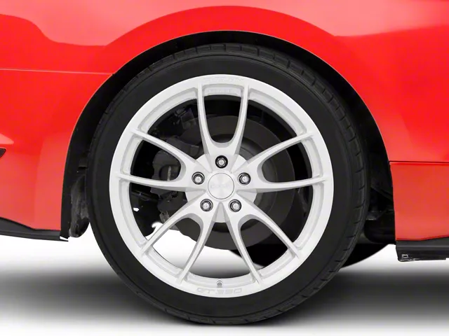 Carroll Shelby Wheels CS21 Raw Brushed Aluminum Wheel; Rear Only; 19x11 (15-20 Mustang GT350)