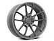 Carroll Shelby Wheels CS21 Smoked Tint Brushed Aluminum Wheel; Front Only; 19x10.5 (15-20 Mustang GT350)