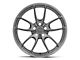 Carroll Shelby Wheels CS21 Smoked Tint Brushed Aluminum Wheel; Front Only; 19x10.5 (15-20 Mustang GT350)