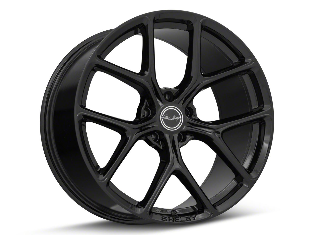 GSP FORGED カスタムブラックエディション BMW 245/45R120 Carroll Shelby Wheels Mustang CS3 Gloss Black Wheel; Rear