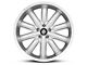Carroll Shelby Wheels CS56 2.0 Silver Wheel; Rear Only; 20x11 (10-14 Mustang)