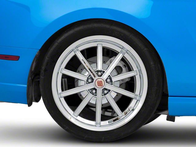 Carroll Shelby Wheels CS67 Chrome Wheel; Rear Only; 20x10 (10-14 Mustang)