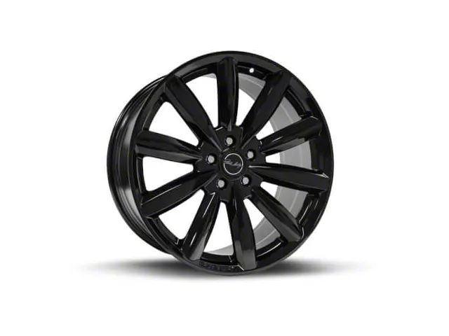 Carroll Shelby Wheels CS80 Gloss Black Wheel; Rear Only; 20x11 (15-23 Mustang GT, EcoBoost, V6)
