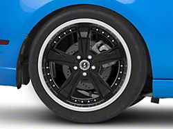 Shelby Razor Gloss Black Wheel; Rear Only; 20x10; 48mm Offset (10-14 Mustang)