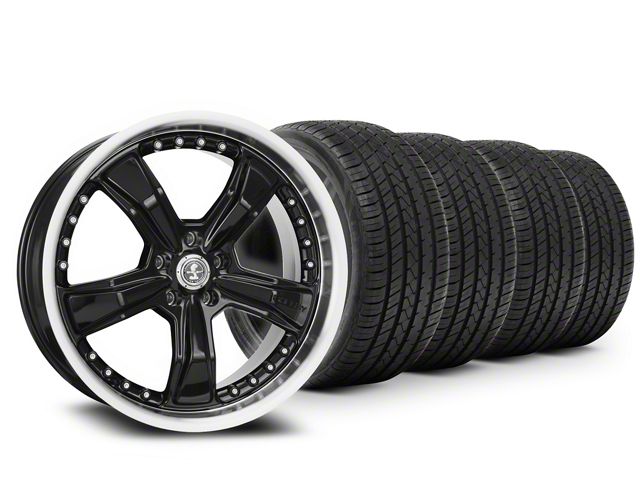 20 Inch Shelby Razor Rims Mustang 20x9 Shelby Razor Wheel & Lionhart All-Season LH-Five Tire ...