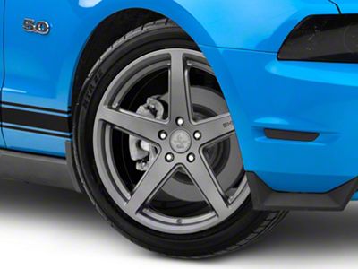 Shelby Style SB201 Charcoal Wheel; 19x9.5 (10-14 Mustang)