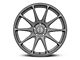 Shelby Style SB203 Charcoal Wheel; Rear Only; 19x10.5 (10-14 Mustang)