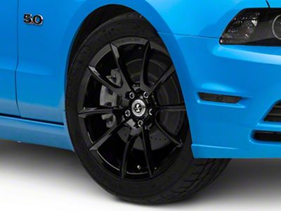 Shelby Super Snake Style Black Wheel; 19x8.5 (10-14 Mustang)