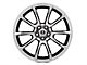 Shelby Super Snake Style Chrome Wheel; Rear Only; 20x10 (10-14 Mustang)