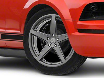 Shelby Style SB201 Charcoal Wheel; 19x9.5 (05-09 Mustang)