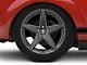 Shelby Style SB201 Satin Black Wheel; Rear Only; 19x10.5 (05-09 Mustang)
