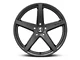 Shelby Style SB201 Satin Black Wheel; Rear Only; 19x10.5 (15-23 Mustang GT, EcoBoost, V6)